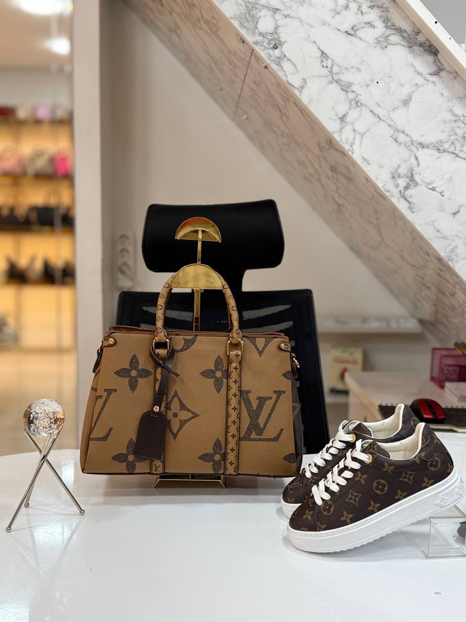 Bag and Sneakers