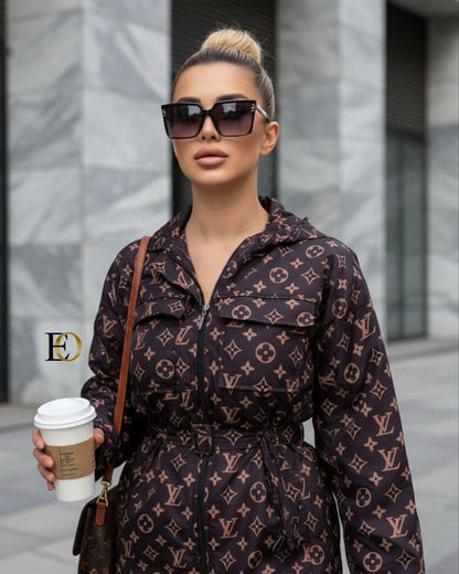 Hooded Trench Coat