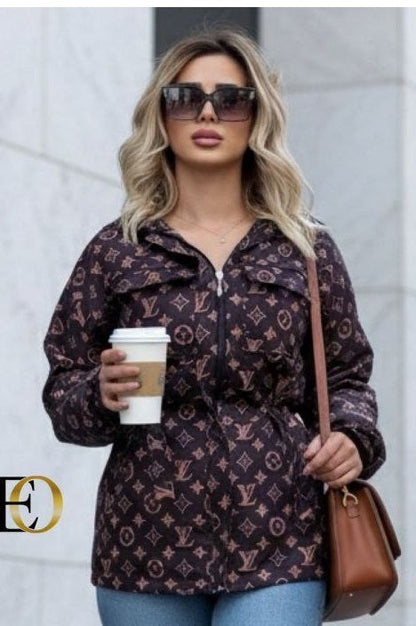 Hooded Trench Coat